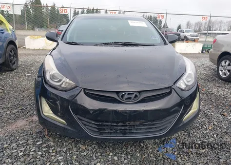2014 Hyundai Elantra Sport z USA, uszkodzony, nr VIN KMHDH4AH1EU044963